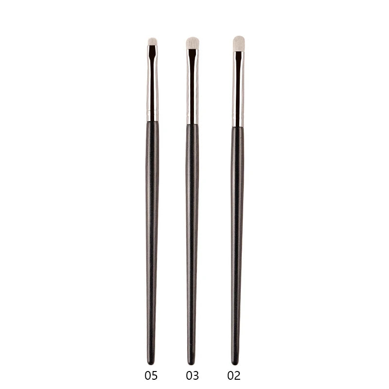1pc White Pony Hair Eyeshadow Makeup brushes Small Smudge Precision Crease Detail Bevel Eye Shadow Make up brush Liner Lip