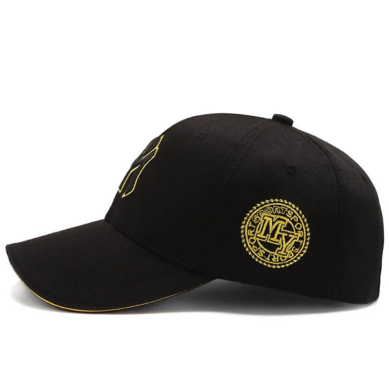 Fashion Korean Letter MY Baseball Cap 3D Embroidery Dad Hat Men Women Summer Sun Visor Caps Fishing Hat Unisex-Teens Hip Hop Hat
