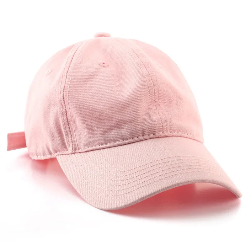 Men's Solid Color Baseball Cap Ladies Hat Men's Hat Outdoor Sports Mountaineering Hat Snapback Embroidery Sun-Proof Cap