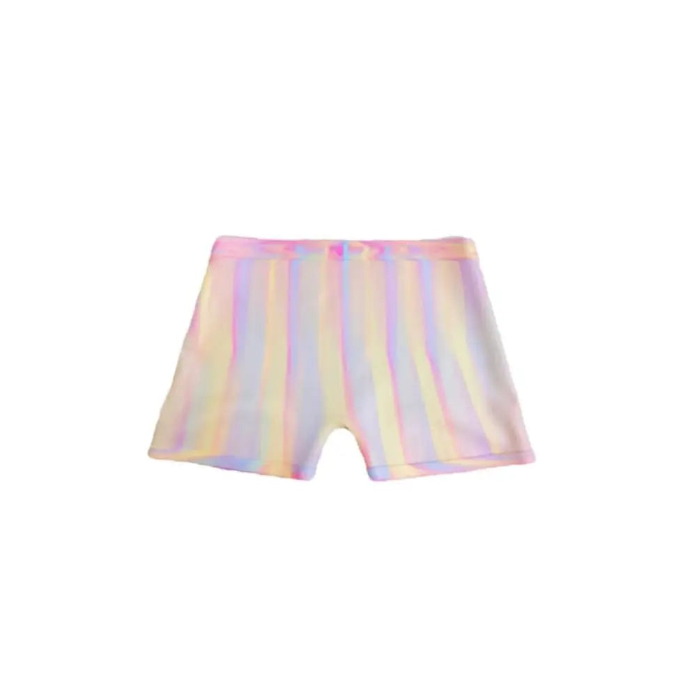 Four Corner Swimming Trunks Children Swim Trunks Solid Color Hot Spring Pants Flat Corner Swimming Trunks Silicone Swim Trunks
