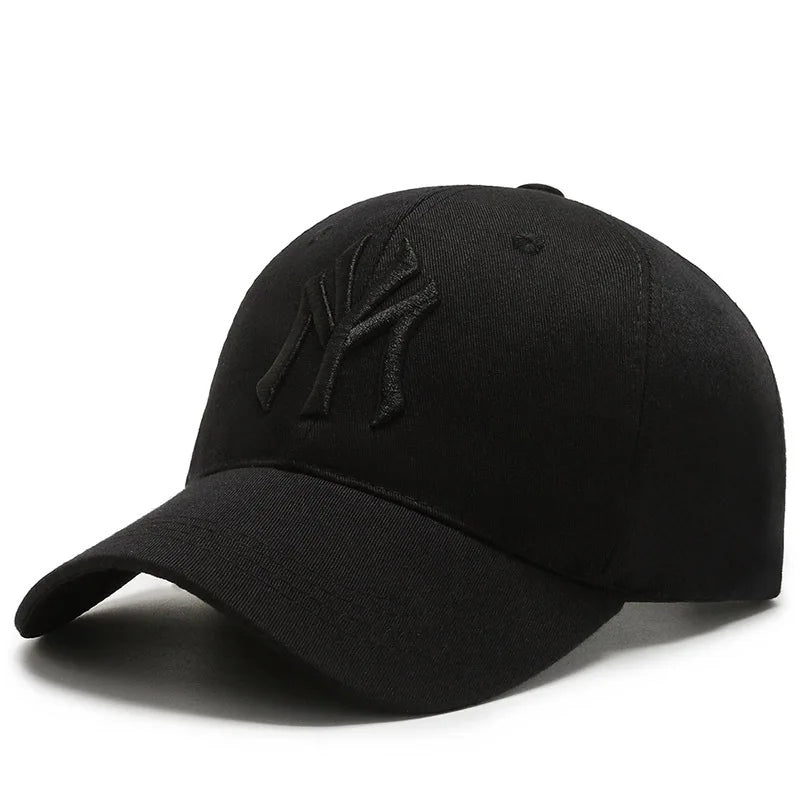 Fashion Korean Letter MY Baseball Cap 3D Embroidery Dad Hat Men Women Summer Sun Visor Caps Fishing Hat Unisex-Teens Hip Hop Hat