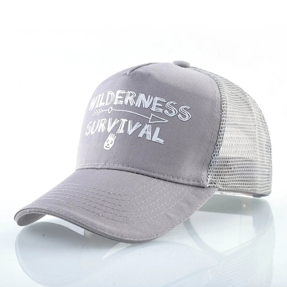FS Stylish Green Orange 5 Panel Baseball Caps For Men Women Breathable Snapback Hip Hop Cap Mesh Trucker Hat Bones Masculinos