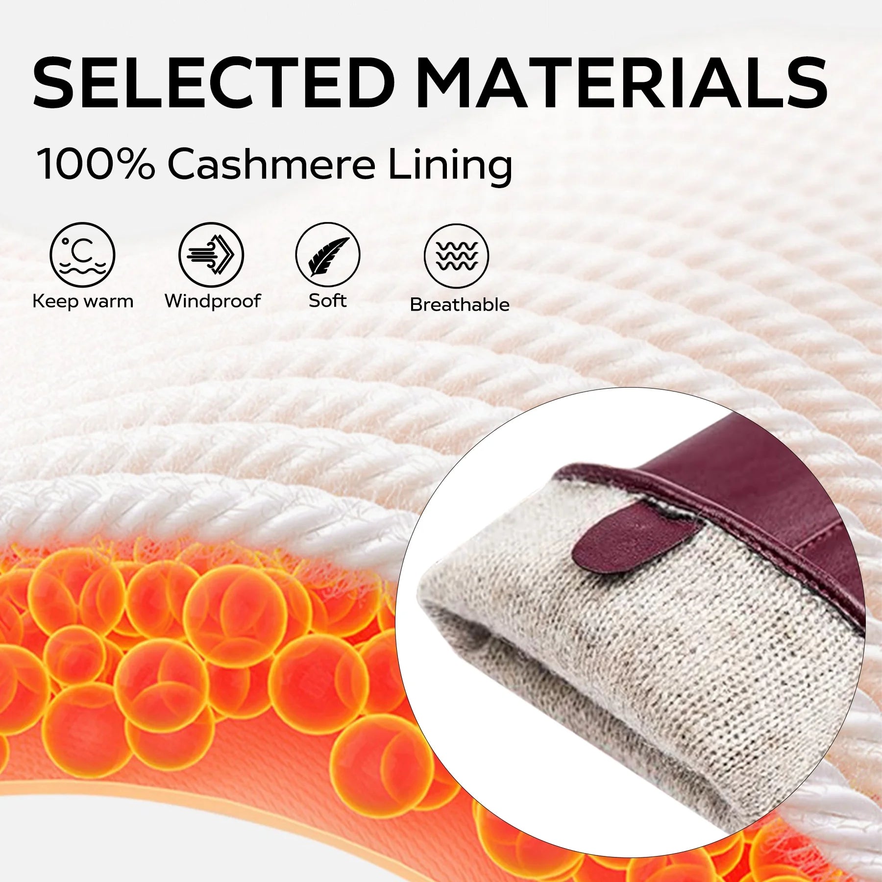 Winter Lambskin Leather Women'S Gloves with Touchscreen Texting and Warm Driving Function
